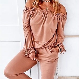 Off shoulder romper